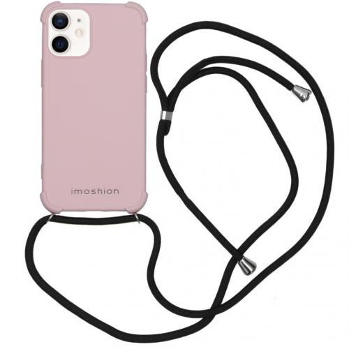 iMoshion Color Backcover met koord voor de iPhone 12 Mini - Roze