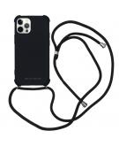iMoshion Color Backcover met koord voor de iPhone 12 (Pro) - Zwart