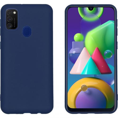 iMoshion Color Backcover voor de Samsung Galaxy M30s / M21 - Donkerblauw