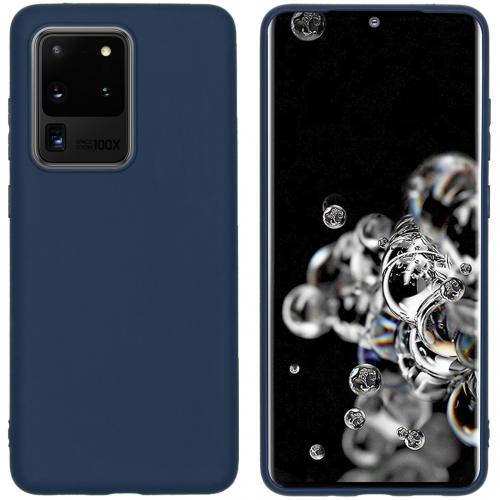 iMoshion Color Backcover voor de Samsung Galaxy S20 Ultra - Donkerblauw