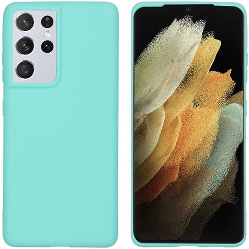iMoshion Color Backcover voor de Samsung Galaxy S21 Ultra - Mintgroen
