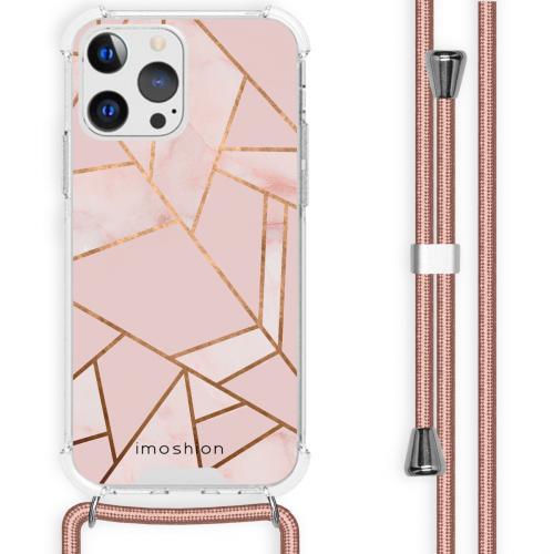 iMoshion Design hoesje met koord iPhone 13 Pro - Grafisch Koper