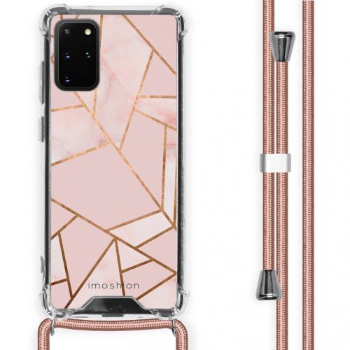 iMoshion Design hoesje met koord voor de Samsung Galaxy S20 Plus - Grafisch Koper - Roze