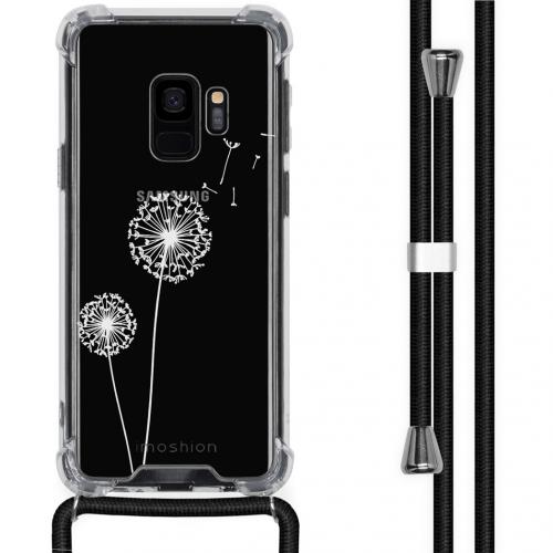 iMoshion Design hoesje met koord voor de Samsung Galaxy S9 - Paardenbloem - Wit