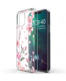 iMoshion Design hoesje voor de iPhone 12 (Pro) - Bloem - Roze