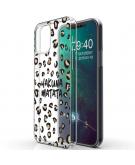 iMoshion Design hoesje voor de iPhone 12 (Pro) - Luipaard - Bruin / Zwart