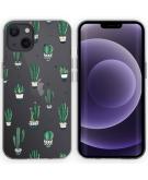 iMoshion Design hoesje voor de iPhone 13 - Cactus - Groen