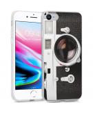 iMoshion Design hoesje voor de iPhone SE (2022 / 2020) / 8 / 7 / 6s - Classic Camera