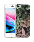 iMoshion Design hoesje voor de iPhone SE (2022 / 2020) / 8 / 7 / 6s - Jungle - Groen / Roze