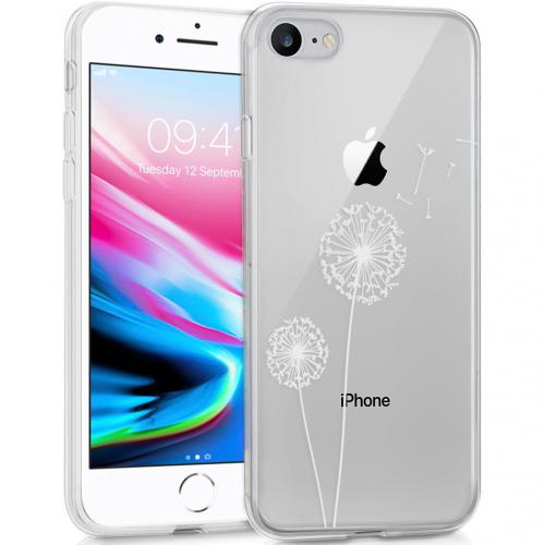 iMoshion Design hoesje voor de iPhone SE (2022 / 2020) / 8 / 7  - Paardenbloem - Wit