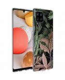 iMoshion Design hoesje voor de Samsung Galaxy A42 - Jungle - Groen / Roze