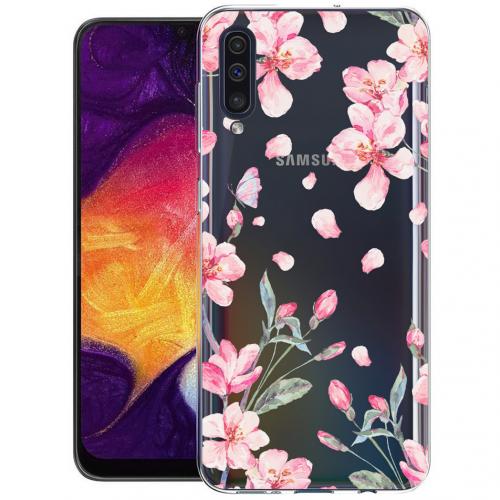 iMoshion Design hoesje voor de Samsung Galaxy A50 / A30s - Bloem - Roze