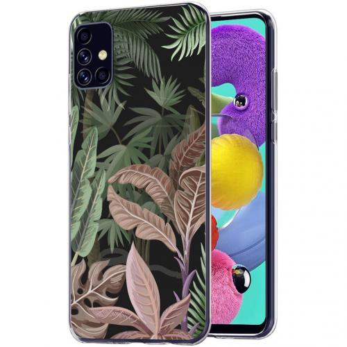 iMoshion Design hoesje voor de Samsung Galaxy A51 - Jungle - Groen / Roze