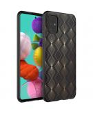 iMoshion Design hoesje voor de Samsung Galaxy A51 - Patroon - Zwart / Goud