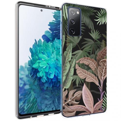 iMoshion Design hoesje voor de Samsung Galaxy S20 FE - Jungle - Groen / Roze
