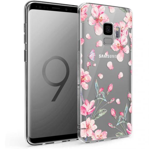iMoshion Design hoesje voor de Samsung Galaxy S9 - Bloem - Roze