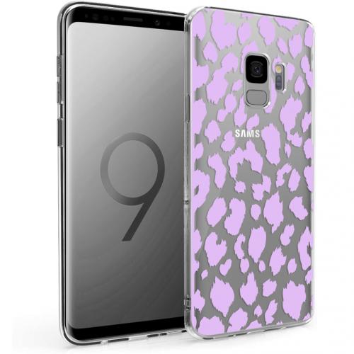iMoshion Design hoesje voor de Samsung Galaxy S9 - Luipaard - Paars
