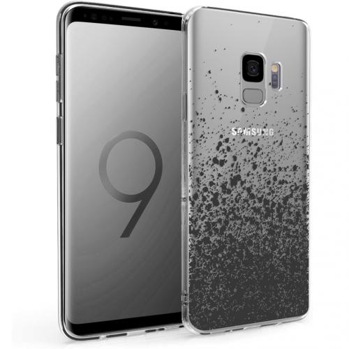 iMoshion Design hoesje voor de Samsung Galaxy S9 - Spetters - Zwart