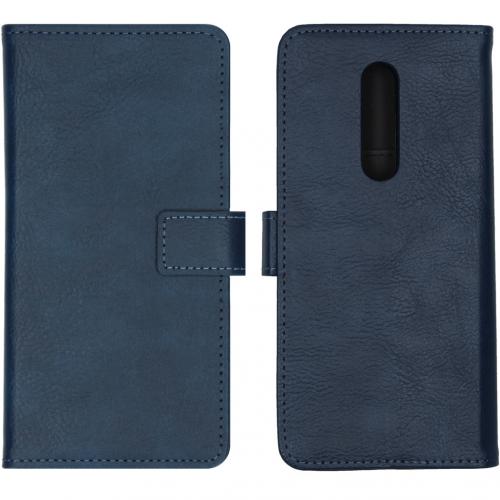 iMoshion Luxe Booktype voor de OnePlus 8 - Blauw