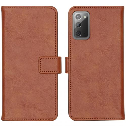 iMoshion Luxe Booktype voor de Samsung Galaxy Note 20 - Bruin
