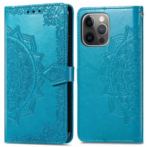iMoshion Mandala Booktype iPhone 13 Pro - Turquoise