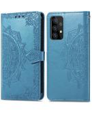 iMoshion Mandala Booktype voor de Samsung Galaxy A72 - Turquoise