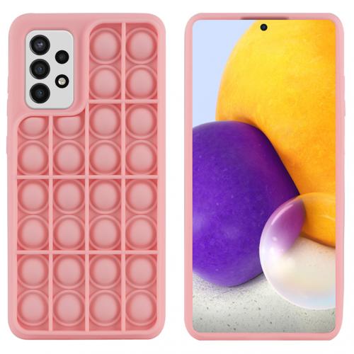 iMoshion Pop It Fidget Toy - Pop It hoesje voor de Samsung Galaxy A72 - Roze