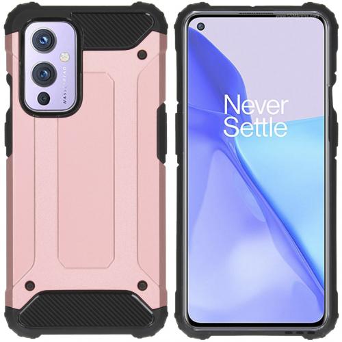 iMoshion Rugged Xtreme Backcover voor de OnePlus 9 - Rosé Goud