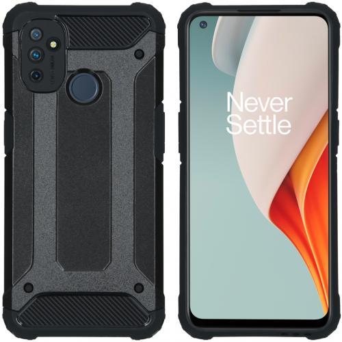 iMoshion Rugged Xtreme Backcover voor de OnePlus Nord N100 - Zwart