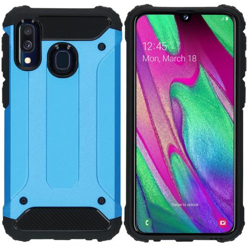 iMoshion Rugged Xtreme Backcover voor de Samsung Galaxy A40 - Lichtblauw