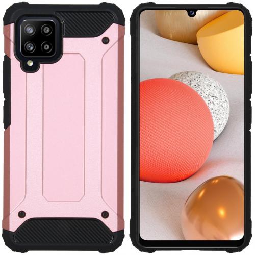 iMoshion Rugged Xtreme Backcover voor de Samsung Galaxy A42 - Rosé Goud