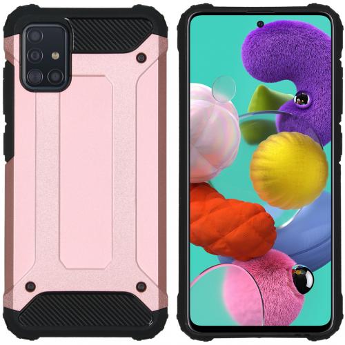 iMoshion Rugged Xtreme Backcover voor de Samsung Galaxy A51 - Rosé Goud
