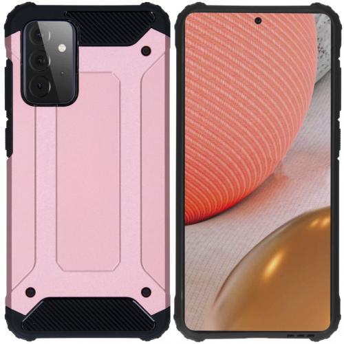 iMoshion Rugged Xtreme Backcover voor de Samsung Galaxy A72 - Rosé Goud