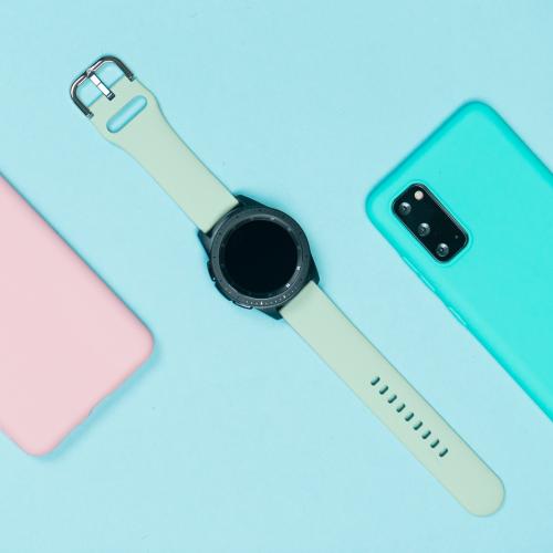 iMoshion Siliconen bandje Galaxy Watch 40/42mm / Active 2 42/44mm / Watch 3 41mm - Turquoise