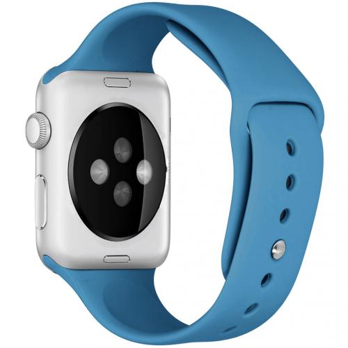 iMoshion Siliconen bandje voor de Apple Watch Series 1-7 / SE - 42/44/45 mm  - Blauw