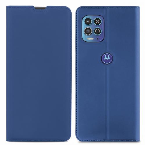 iMoshion Slim Folio Book Case voor de Motorola Moto G100 - Donkerblauw