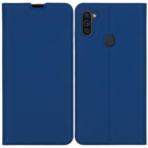 iMoshion Slim Folio Book Case voor de Samsung Galaxy M11 / A11 - Donkerblauw