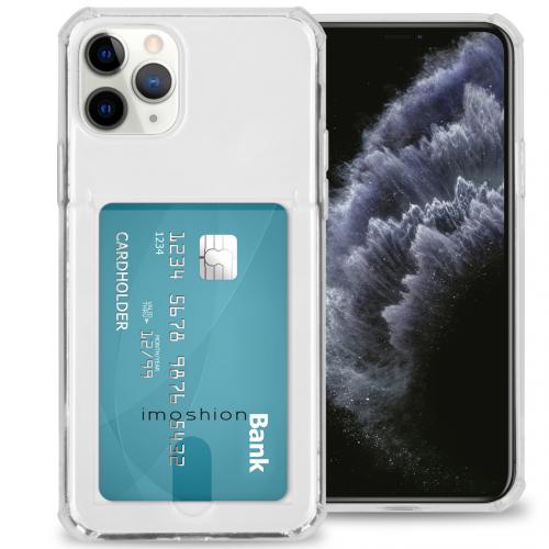 iMoshion Softcase Backcover met pashouder voor de iPhone 11 Pro - Transparant