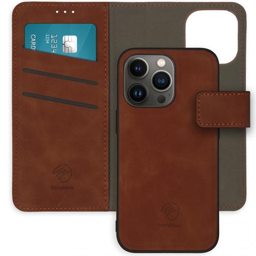 iMoshion Uitneembare 2-in-1 Luxe Booktype voor de iPhone 13 Pro - Bruin