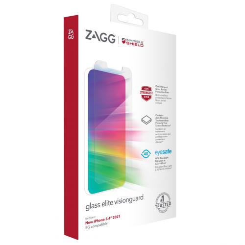 InvisibleShield Glass Elite VisionGuard Screenprotector voor de iPhone 13 Mini - Transparant