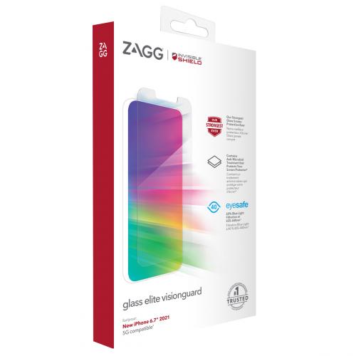 InvisibleShield Glass Elite VisionGuard Screenprotector voor de iPhone 13 Pro Max - Transparant