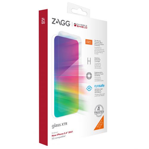 InvisibleShield Glass XTR D3O Screenprotector voor de iPhone 13 Mini - Transparant