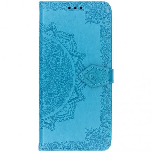 Mandala Booktype voor Samsung Galaxy S10 Plus - Turquoise