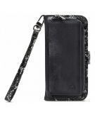 Mobilize - iPhone 13 mini Hoesje - Uitneembare Gelly Wallet Case Slangen Zwart
