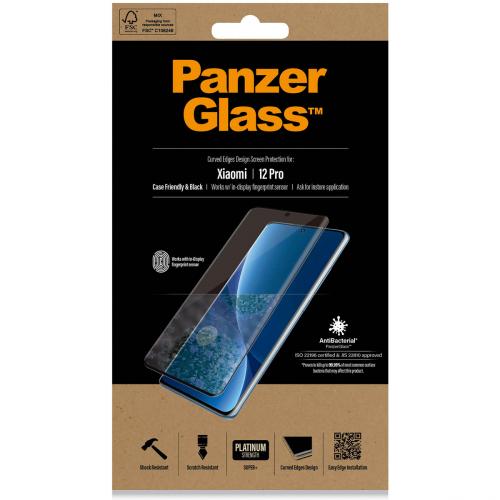 PanzerGlass Anti-Bacterial Case Friendly Screenprotector voor de Xiaomi 12 Pro