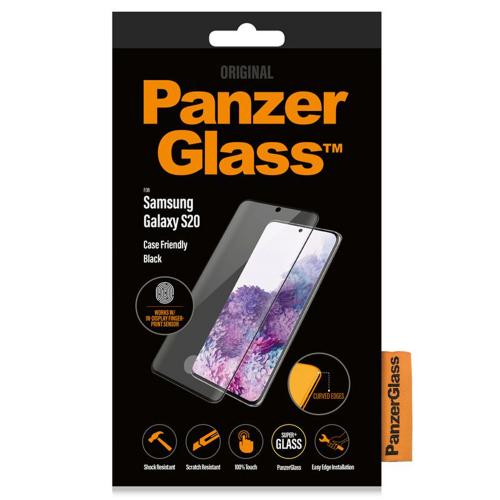 PanzerGlass Case Friendly Biometric Screenprotector voor de Samsung Galaxy S20