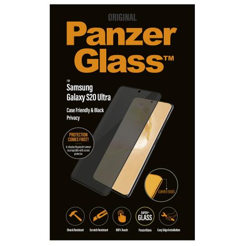 PanzerGlass Case Friendly Privacy Screenprotector voor de Samsung Galaxy S20 Ultra