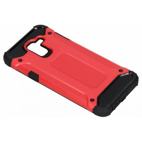 Rugged Xtreme Backcover voor Samsung Galaxy J6 - Rood