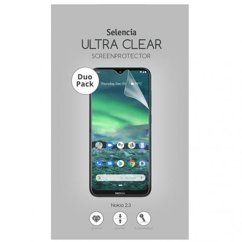 Selencia Duo Pack Ultra Clear Screenprotector voor de Nokia 2.3