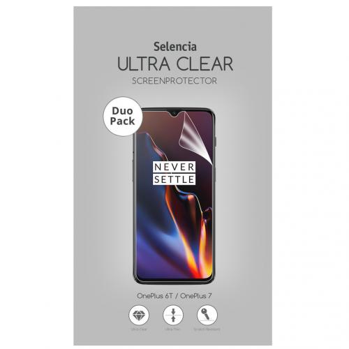 Selencia Duo Pack Ultra Clear Screenprotector voor de OnePlus 6T / OnePlus 7
